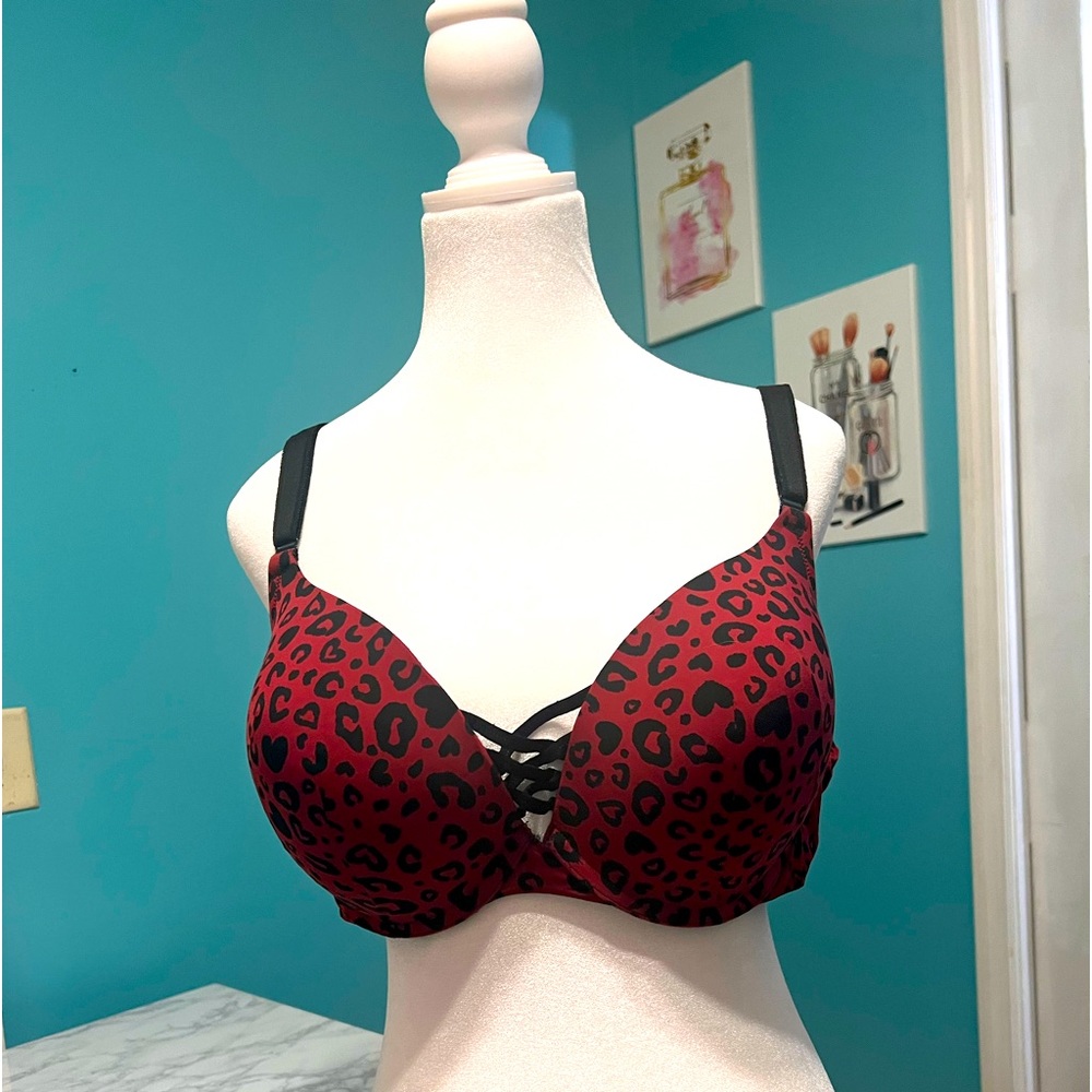 COPY - Torrid leopard push up bra!!!!! Size 46B
